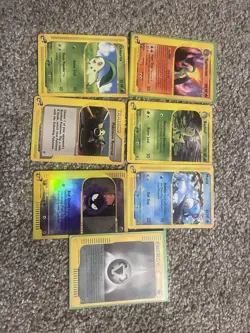 Pokemon TCG Expedition 7 Card Lot With Reverse Holo Gastly - Image 1