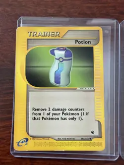 Pokemon Expedition Trainer Lot Switch Reverse Holo + Power Charge + Potion 2002 - Image 3