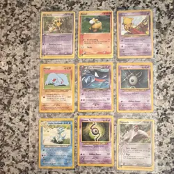Wizards of the Coast Pokemon TCG Neo Destiny/Expedition 1st Ed Lot (9) - Image 1