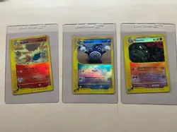 Pokemon TCG E-SERIES Expedition REVERSE HOLO LOT!! LP- mP 3 Cards WOTC - Image 1