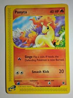 WOTC Pokemon TCG Expedition 2-Card Lot Ponyta 126/165 Energy Switch 120/147 - Image 1
