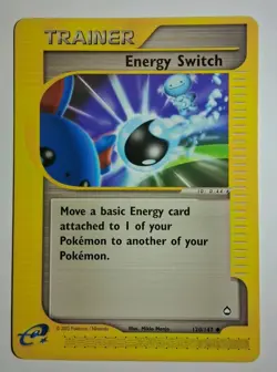 WOTC Pokemon TCG Expedition 2-Card Lot Ponyta 126/165 Energy Switch 120/147 - Image 3