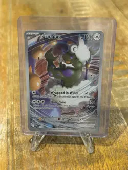 Pokemon TCG Tornadus SVP 210 White Flare ETB Promo Pokemon Center Stamped - Image 1