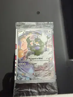 Pokemon TCG Tornadus SVP 210 White Flare ETB Promo Pokemon Center Stamped - Image 1