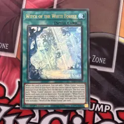 Yu-Gi-Oh! TCG Witch of the White Forest ALIN-EN058 Ultra Rare 1st Edition - Image 1