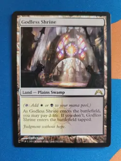 Magic: The Gathering Godless Shrine Gatecrash Rare Regular Land 242/249 2013 - Image 3