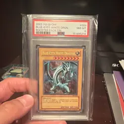 2003 YU-GI-OH! Blue-eyes White Dragon BPT-009 Psa 8 NM-MT - Image 1