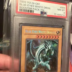 2003 YU-GI-OH! Blue-eyes White Dragon BPT-009 Psa 8 NM-MT - Image 3