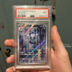 Poliwhirl Pokemon TCG Scarlet & Violet Card 151 176/165 PSA 9 - Image 1