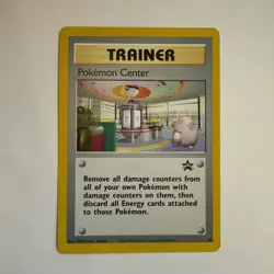 Nintendo Wotc Promo Pokemon Center Trainer Card #40 English 2000 Pokemon DMG TCG - Image 1