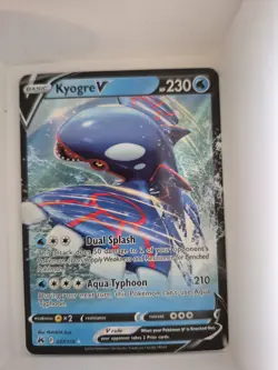 Kyogre V 037/159 Crown Zenith Pokemon TCG NM Card - Image 1