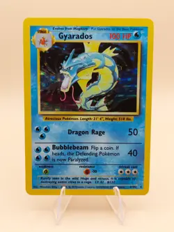 Gyarados Holo Rare Base Set 6/102 Pokemon Card - WOTC 1999 - Image 1