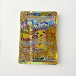 Misprint Damaged Pokemon TCG Pikachu ex 247/191 Surging Hyper Rare Full Art - Image 1