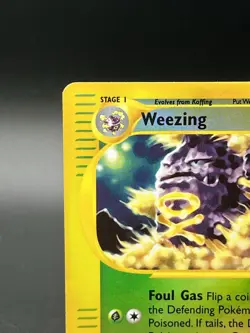Weezing 70/165 Reverse Holo Rare 2002 Pokemon Expedition E-Reader NM - Image 3