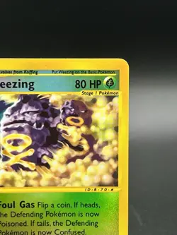 Weezing 70/165 Reverse Holo Rare 2002 Pokemon Expedition E-Reader NM - Image 4