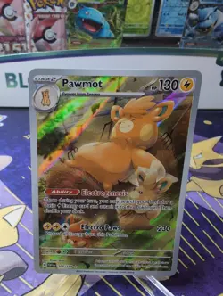 Pawmot 209/198 Illustration Rare Scarlet & Violet Pokemon NM - Image 1