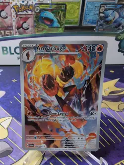 Armarouge 086/084 Pitch Black Illustration Rare Holo Pokemon NM - Image 1