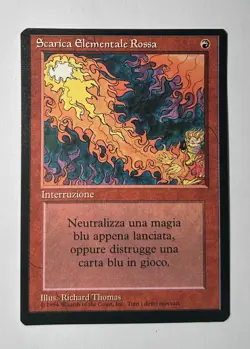 Red Elemental Blast (Scarica Elementale Rossa) - MTG FBB Italian - Common NM - Image 1