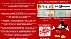 1981 DISNEYLAND CHILD "E" TICKET E Ticket Vintage Disney MINT COND! w/ COA D11 - Image 3