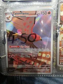 Pokemon TCG Talonflame 091/088 Illustration Rare Perfect Order NM - Image 1