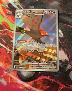 Pokemon TCG Illustration Rare Full Art Holo Talonflame 91/88 Perfect Order - Image 1