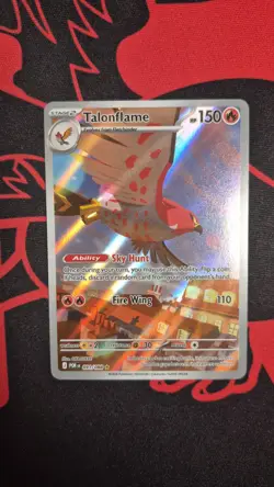 Pokemon TCG Talonflame Illustration Rare Perfect Order 091/088 NM - Image 1