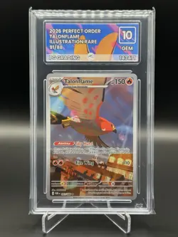 Talonflame 091/088 Illustration Rare - Perfect Order - Pokemon TCG - Gem Mint 10 - Image 1