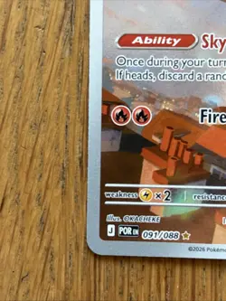 Pokemon TCG Talonflame 91/88 | Perfect Order | Full Art Illustration Rare | NM/M - Image 4
