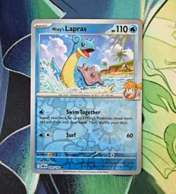Pokemon TCG Misty’s Lapras 050/182 Destined Rivals reverse holo English - Image 1