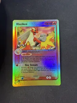 Blaziken 3/109 EX Ruby & Sapphire Reverse Holo - Image 1