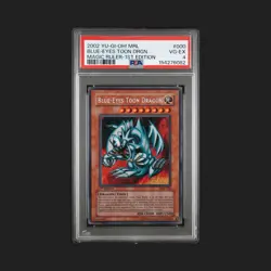 2002 Yu-Gi-Oh! MRL-000 Blue-Eyes Toon Dragon 1st Edition PSA 4 - Image 3