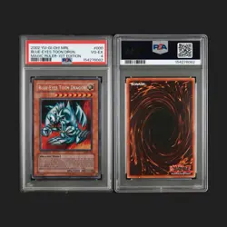 2002 Yu-Gi-Oh! MRL-000 Blue-Eyes Toon Dragon 1st Edition PSA 4 - Image 5