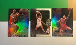 (3x) Dennis Rodman Card Lot Flair #9 Row 2 & 1, 1996 Upper Deck SP #22 Bulls - Image 1