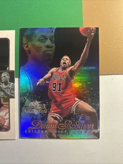 (3x) Dennis Rodman Card Lot Flair #9 Row 2 & 1, 1996 Upper Deck SP #22 Bulls - Image 2