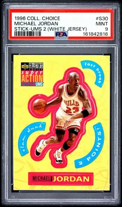 1996-97 Upper Deck Michael Jordan - Superaction Stick 'ums Stickers Series 2 - Image 1