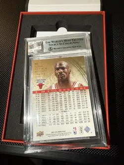 2009-10 Upper Deck #50 Michael Jordan Multi Color Game Used Patch Jersey Fusion - Image 3