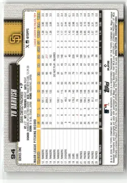 2026 Topps Teal Shimmer #94 Yu Darvish San Diego Padres Baseball Card - Image 2