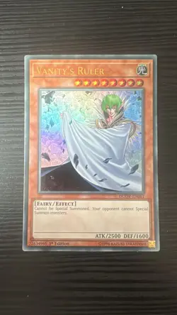 Vanity's Ruler DUOV-EN061 1st Edition Ultra Rare Yu-Gi-Oh! - Image 1