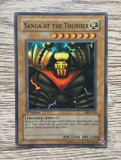 Konami Yu-Gi-Oh! TCG Sanga of the Thunder MRD-025 Metal Raiders 1st Ed Foil - Image 1