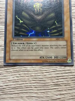 Konami Yu-Gi-Oh! TCG Sanga of the Thunder MRD-025 Metal Raiders 1st Ed Foil - Image 3