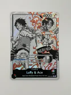Luffy and Ace Parallel Alt Art Starter Deck EX: Luffy & Ace ST30-001 English NM - Image 1