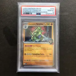 PSA 10 Team Rockets Tyranitar Stamped Promo Card 096/182 Pokemon Center - Image 1