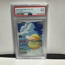 2026 POKEMON ASC EN-ASCENDED HEROES ILLUSTRATION RARE #226 PSYDUCK PSA 9 - Image 1