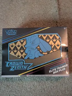 Crown Zenith Pokemon Center Elite Trainer Box Plus ETB - New Factory Sealed - Image 1