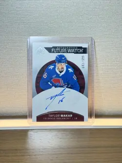 2025-26 SP Authentic Future Watch Auto Taylor Makar RC /999 #191 Colorado - Image 1