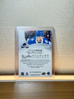 2025-26 SP Authentic Future Watch Auto Taylor Makar RC /999 #191 Colorado - Image 2