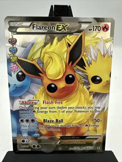 Flareon EX RC28/RC32 Generations Radiant Collection Full Art Holo Pokemon NM-LP - Image 1