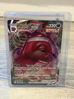 Pokemon Gengar VMAX 157/264 Fusion Strike Full Art Single Strike Ultra Rare Holo - Image 1