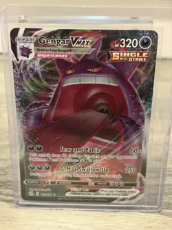 Pokemon Gengar VMAX 157/264 Fusion Strike Full Art Single Strike Ultra Rare Holo - Image 3