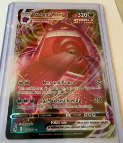 Pokemon Gengar VMAX Full Art Ultra Rare Holo Single Strike Fusion Strike 157/264 - Image 1